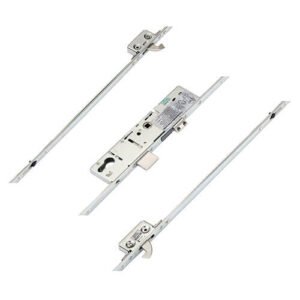 ERA Latch Deadbolt 2 Small Hooks Split Spindle Multipoint Door Lock - Option 2