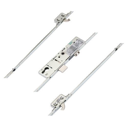 ERA Latch Deadbolt 2 Small Hooks Split Spindle Multipoint Door Lock - Option 2