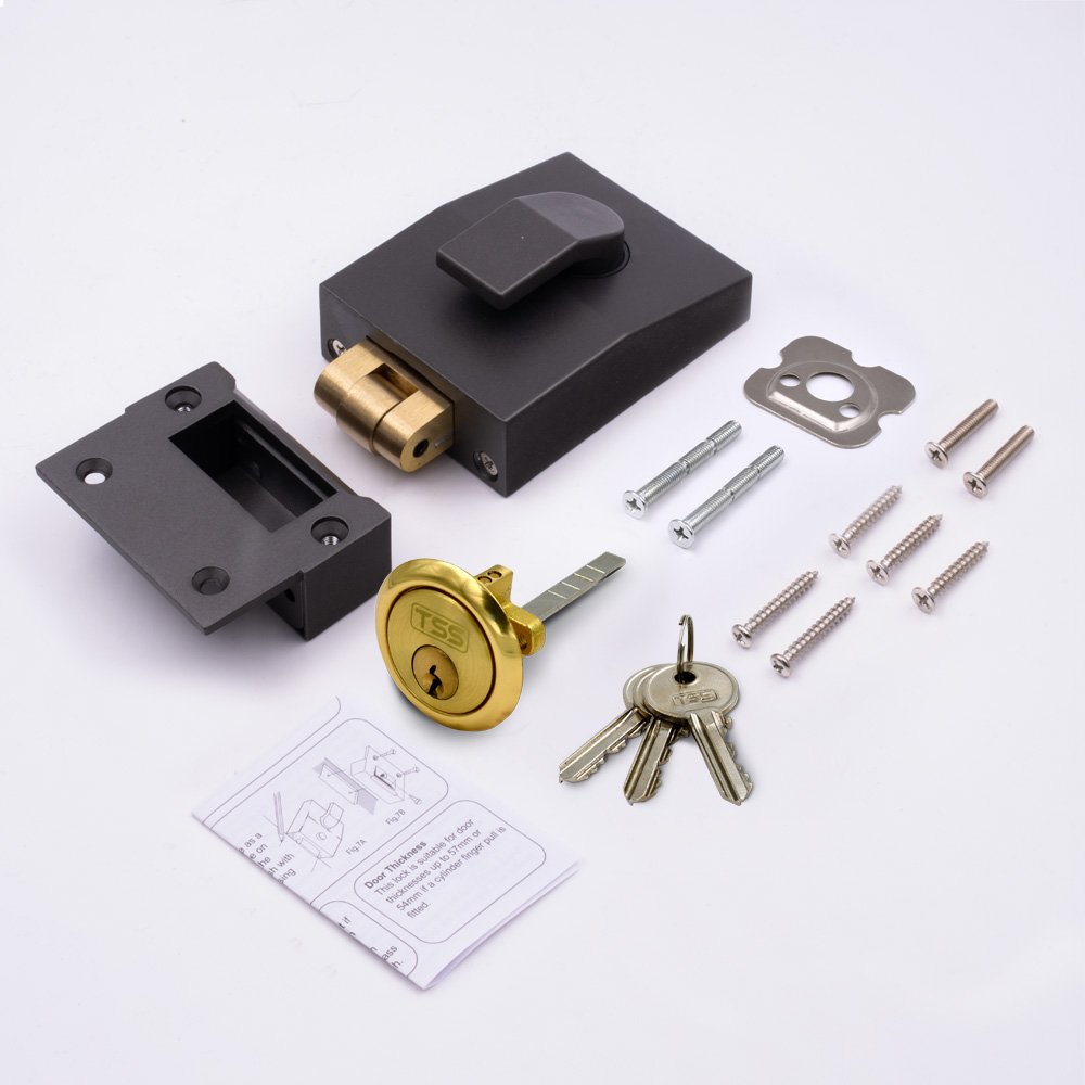 TSS 5 Pin Modern Rollerbolt Nightlatch 60mm - Image 2
