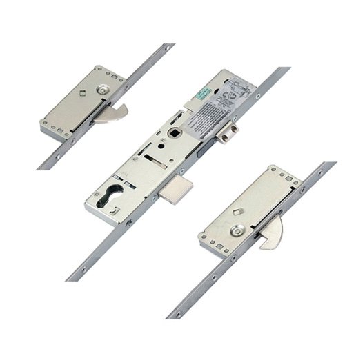 ERA Latch Deadbolt 2 Large Hooks Split Spindle Multipoint Door Lock - Option 2 (top hook to spindle = 730mm)