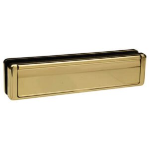 Fab & Fix Nu-Mail 12" Telescopic Letterplate for UPVC Doors - 20-40mm