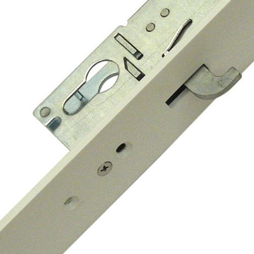 Fullex XL Latch 3 Hooks 2 Anti Lift Pins Flat 44mm White Faceplate Double Spindle Multipoint Door Lock - Image 4