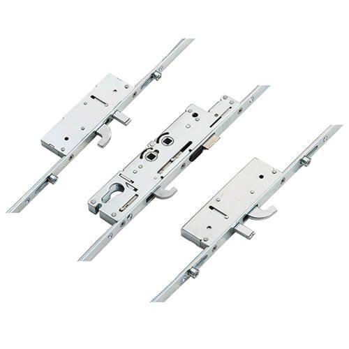 Fullex XL Latch 3 Hooks 2 Anti-Lift Pins 4 Rollers Multipoint Door Lock - 1000mm