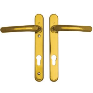 Hoppe Tokyo Lever Lever UPVC Multipoint Door Handles - 92mm PZ Unsprung 210mm Screw Centres