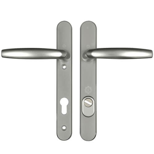 Hoppe Atlanta PAS24 Lever Lever UPVC Multipoint Door Handles - 92mm PZ Unsprung 122mm Screw Centres - Image 2