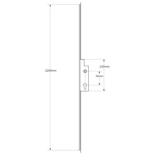 Ingenious French Door Passive Multipoint Door Lock - Image 2