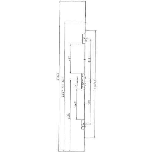 Lockmaster Latch Deadbolt 2 Hooks 2 Anti Lift Pins 2 Rollers Lift Lever or Double Spindle Multipoint Door Lock - Option 2 - Image 2