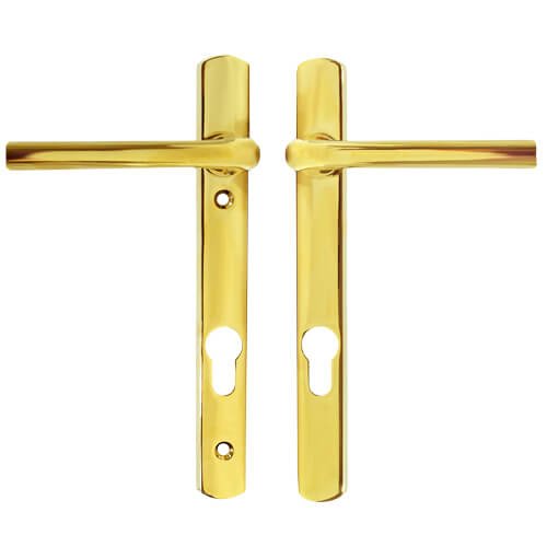 Straight Lever Lever UPVC Multipoint Door Handles - 92mm PZ Sprung 122mm Screw Centres - Image 3