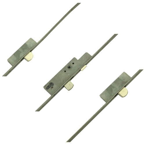 Sobinco Latch 3 Drop Bolts Flat Faceplate Key Wind Operated Multipoint Door Lock - Image 5