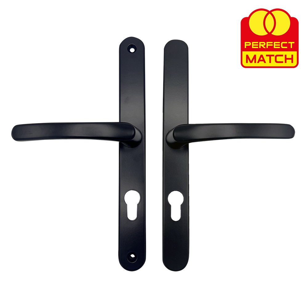 TSS Lever Lever UPVC Multipoint Door Handles - 70mm PZ - Sprung - 240mm Screw Centres - Image 7