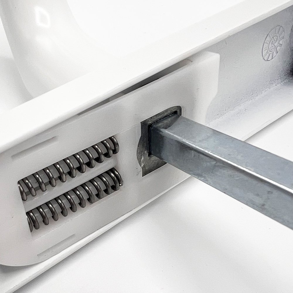 TSS Lever Lever UPVC Multipoint Door Handles - 92mm PZ - Sprung - 200mm Screw Centres - Image 5