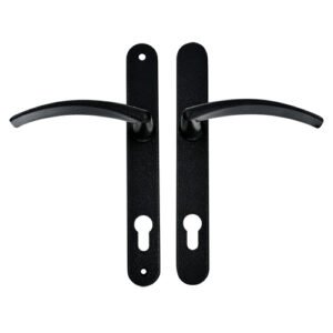 TSS Traditional Style Lever Lever UPVC Multipoint Door Handles - 92mm PZ Sprung 210mm Screw Centres