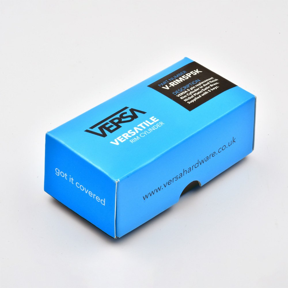 VERSA Dual Finish 5 Pin Rim Cylinder - Image 4