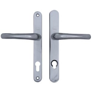 Yale PAS24 Lever Lever UPVC Multipoint Door Handles - 92mm PZ Sprung 215mm Screw Centres