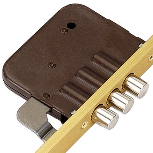 Azbe Latch Deadbolt 6 Pin Bolts Key Wind Operated Multipoint Door Lock - Image 6