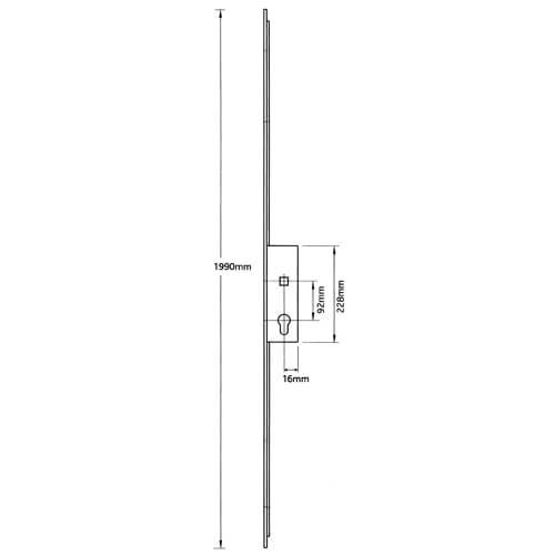 Millenco Mantis 3 Lift Lever Passive Lock - Image 2