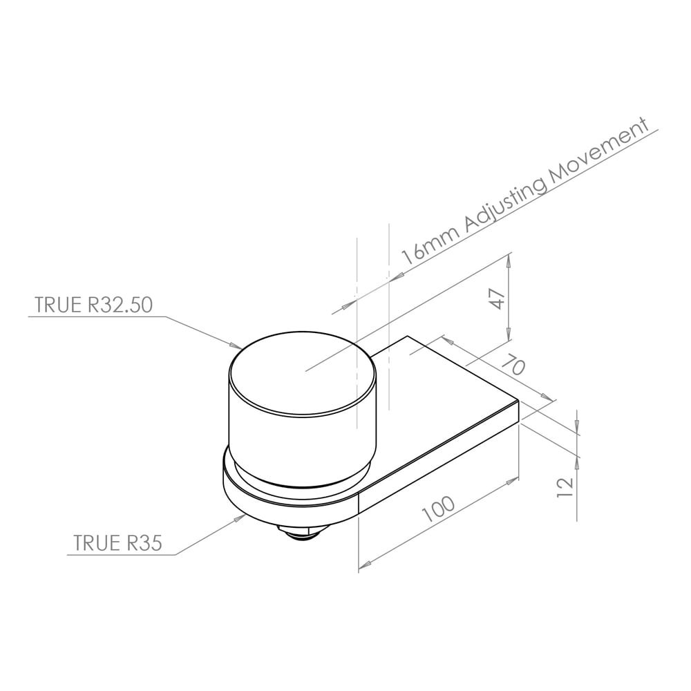Gatemaster STH Stop Hinge with Bottom Pivot (LEAD TIME: 2-3 DAYS) - Image 5